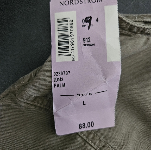 NWT - AKS Amy K Su Tencel/Lyocell Drab Green Maxi Jumper Dress - Size L - Picture 7 of 11